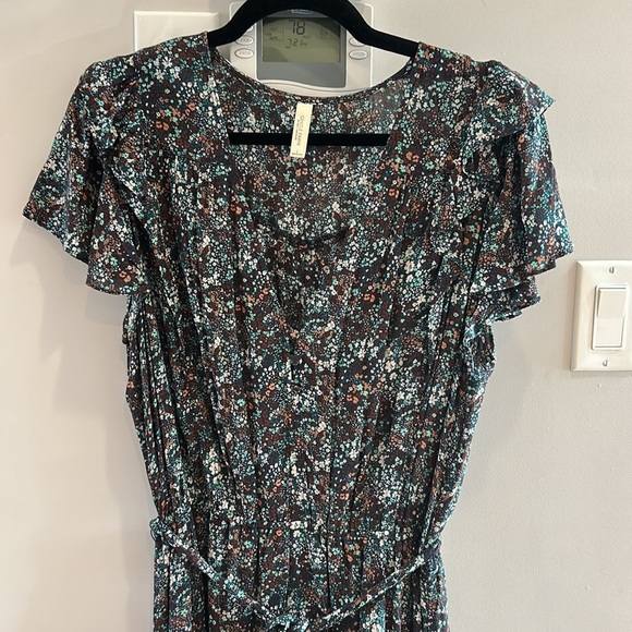 Gentle Fawn Renata Floral Dress Green Purple - Picture 7 of 10